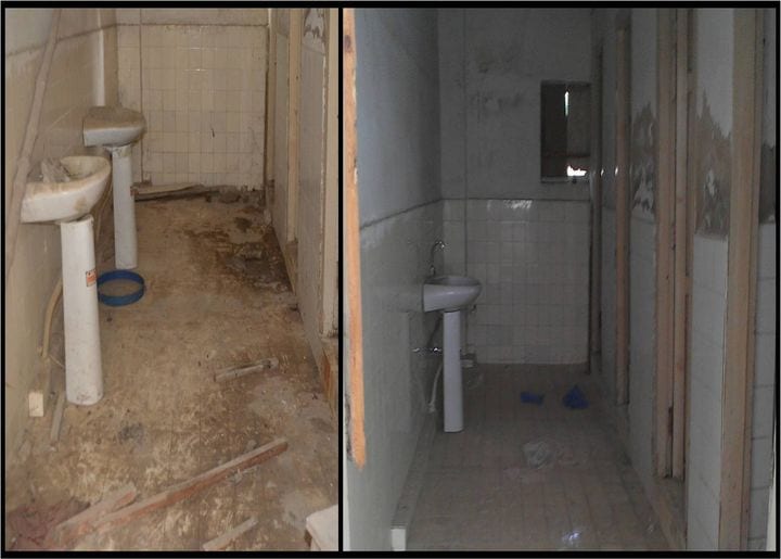 Bathrooms restored